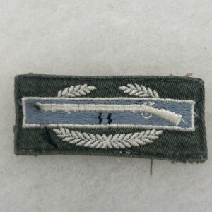 US Army Combat Infantry Badge With "SS" Embroidered Worn