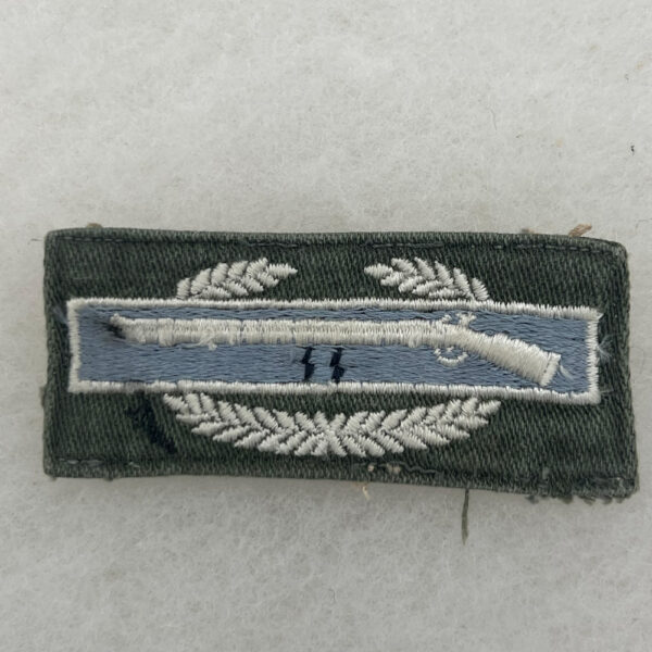 US Army Combat Infantry Badge With "SS" Embroidered Worn