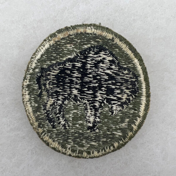 WW2 US Army 92nd Infantry Division Patch OD Border - Image 2