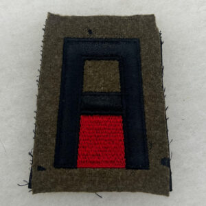 WW2 US 1st Army Artillery Patch Error Embroidered On Wool