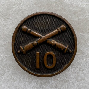 WW1 US Army 10th Artillery Enlisted Collar Disk