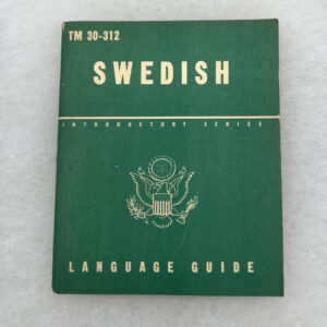 WW2 US Swedish Language Guide Booklet