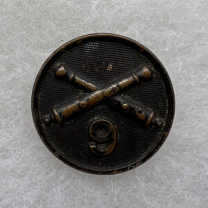 WW1 US Army 9th Artillery Enlisted Collar Disk