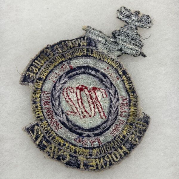 Korean War US Navy USS Hornet CVA-12 Task Force 70.2 Patch Japanese Made Worn - Image 2