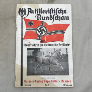 WW2 German Army Artillery Magazine July 1938