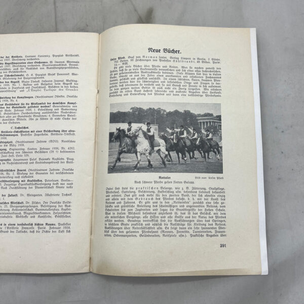 WW2 German Army Artillery Magazine July 1938 - Image 3