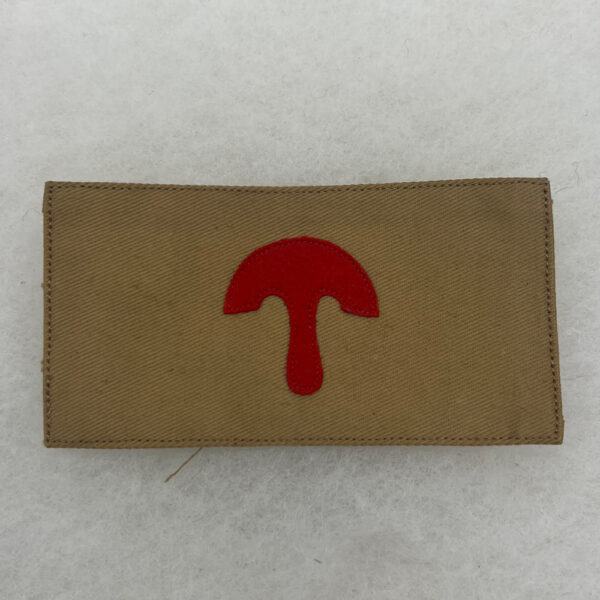 1908 US Army Artillery Saddler Khaki Chevron Patch