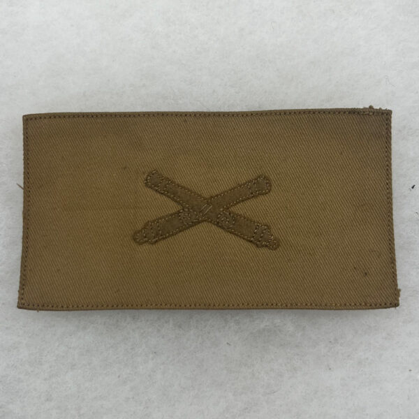 1908 US Army Artillery Khaki Chevron Patch