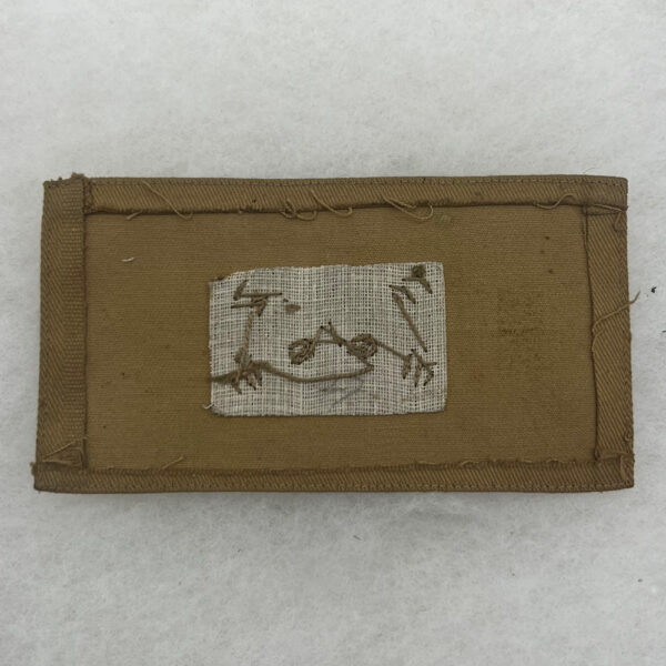 1908 US Army Artillery Khaki Chevron Patch - Image 2