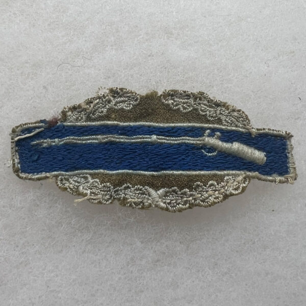 WW2 US Army Combat Infantry Badge Cloth Italian Made Worn