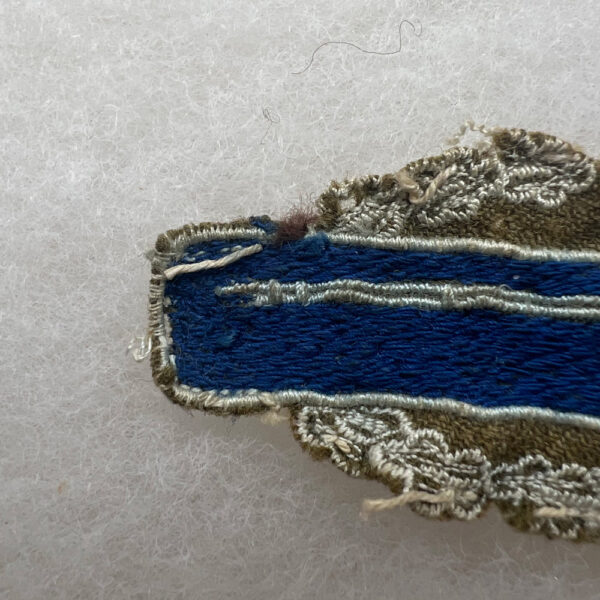 WW2 US Army Combat Infantry Badge Cloth Italian Made Worn - Image 2