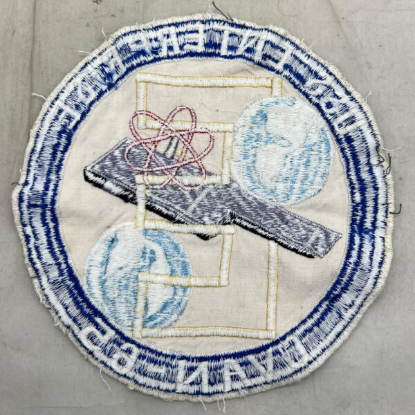 US Navy USS Enterprise CVAN-65 Patch Japanese Made 6 5/8 Inch Worn - Image 2