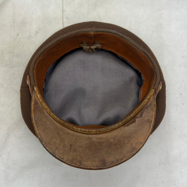 WW2 US Army Enlisted Men's OD Visor Hat English Made Wool - Image 6