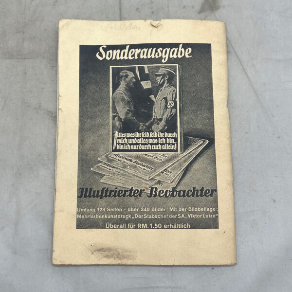 WW2 German Hitler Youth Leaders Journal May 1938 - Image 4