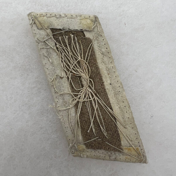 WW2 German Army Infantry NCO Collar Tab Single Worn - Image 2