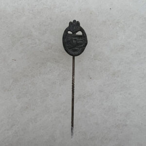 WW2 German Panzer Assault Badge Silver Stick Pin