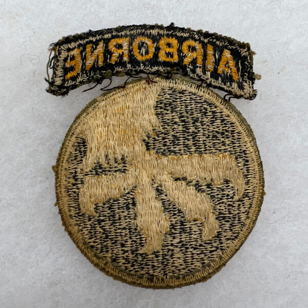WW2 US Army 17th Airborne Division Patch And Tab Uniform Removed - Image 2