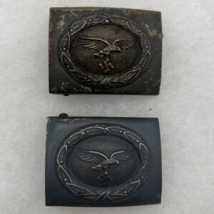 WW2 German Luftwaffe EM / NCO Belt Buckle Set Reproduction