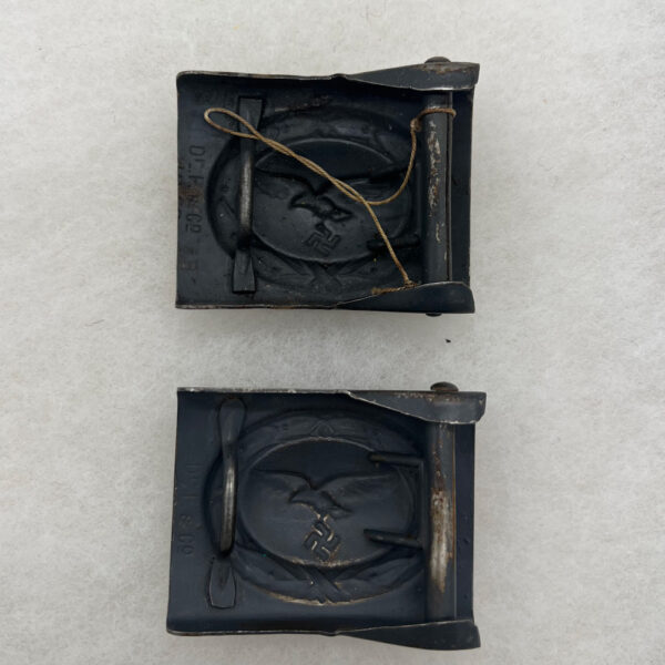 WW2 German Luftwaffe EM / NCO Belt Buckle Set Reproduction - Image 2
