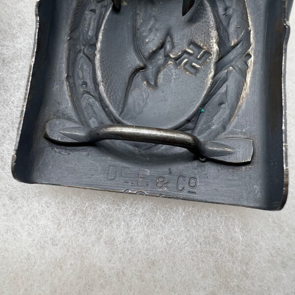 WW2 German Luftwaffe EM / NCO Belt Buckle Set Reproduction - Image 3