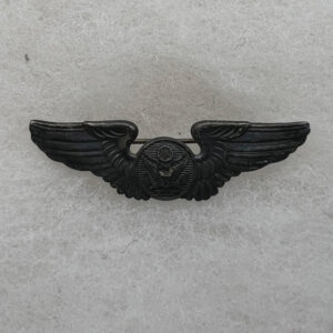WW2 US Army Air Force Air Crew Wing Sterling Pinback 2 Inch