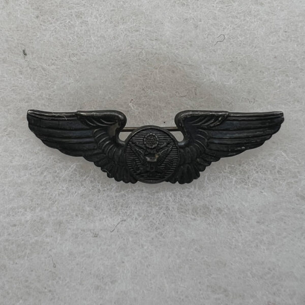 WW2 US Army Air Force Air Crew Wing Sterling Pinback 2 Inch