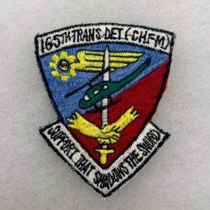 US Army 165th Transportation Detachment Pocket Patch Theater Made