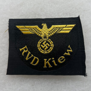 WW2 German Reichsbahn Sleeve Eagle RVD Kiew Bevo