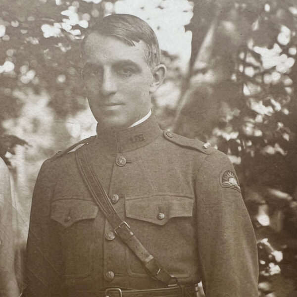WW1 US Army 41st Infantry Division Lieutenant Officer Photograph - Image 3