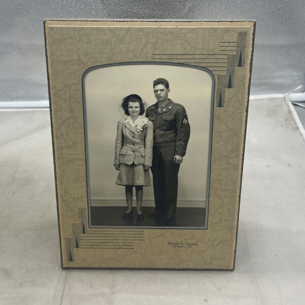 WW2 US Army 24th Infantry Division Photograph With Frame
