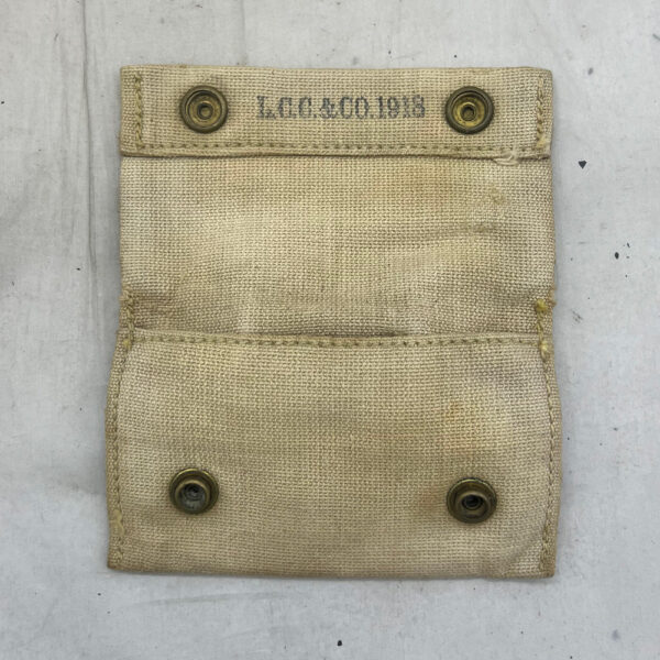 WW1 US Army First Aid Pouch 1918 Dated - Image 3
