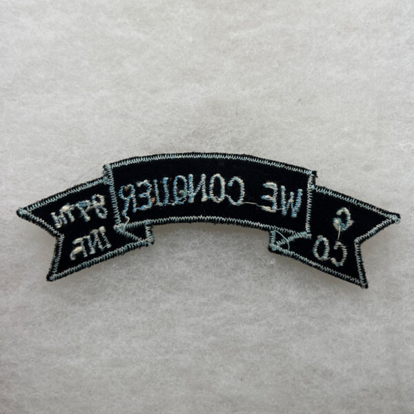 US Army 87th Infantry G Company Scroll Vietnamese Made - Image 2