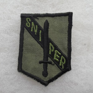 US Army 1st Field Force Sniper School Patch Subdued Theater Made