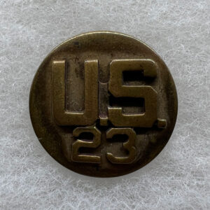 WW2 US Army 23rd Regiment Enlisted Collar Disk Screwback