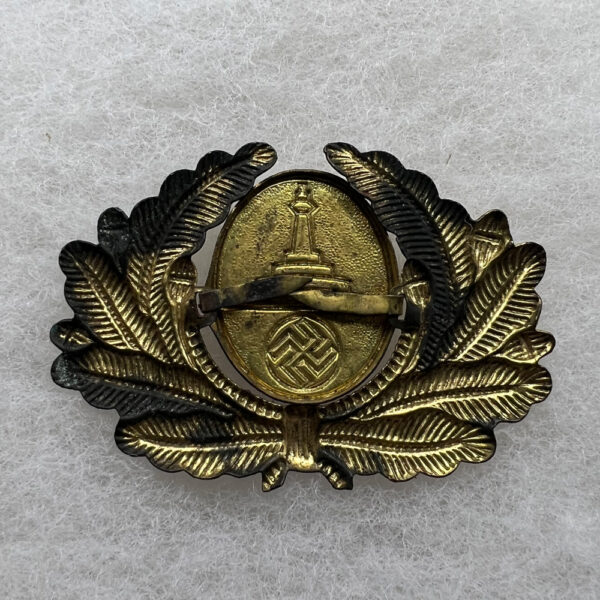 WW2 German Veterans Kyffhauserbund Visor Cap Wreath - Image 2