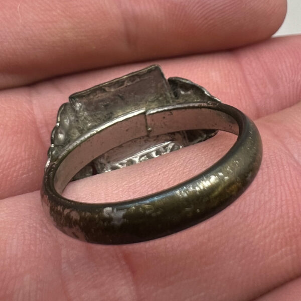 WW2 Italian-German Friendship Ring Boxed - Image 4