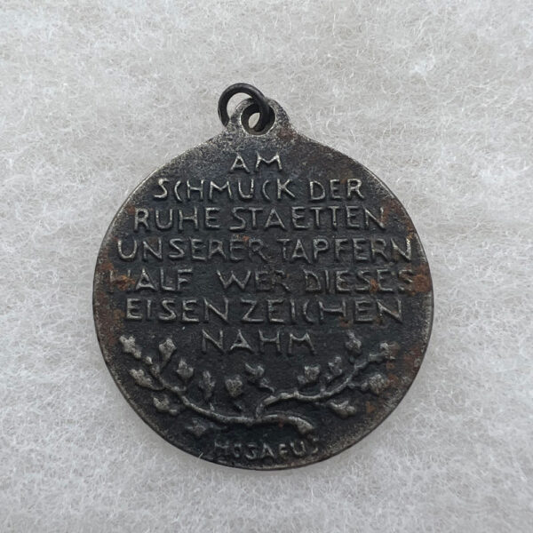Imperial WW1 German Fallen Comrade Medal - Image 2