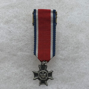 New York Conspicuous Service Cross Medal Miniature Sterling