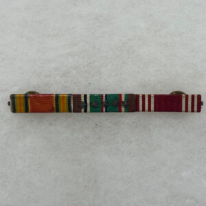 US Army ETO Ribbon Bar 5 Battle Stars Gemsco 3/8 Inch