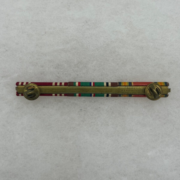 US Army ETO Ribbon Bar 5 Battle Stars Gemsco 3/8 Inch - Image 2