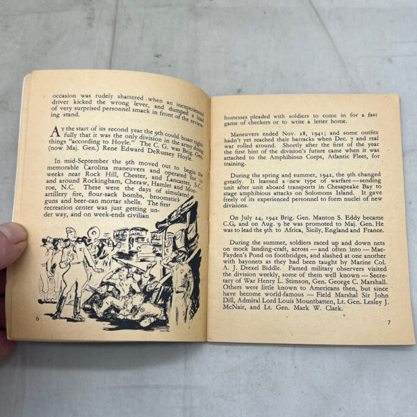 WW2 US Army 9th Infantry Division Booklet - Image 3