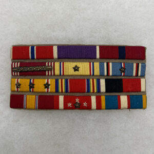 WW2 / 50s US Army Ribbon Bar Rack Theater Made