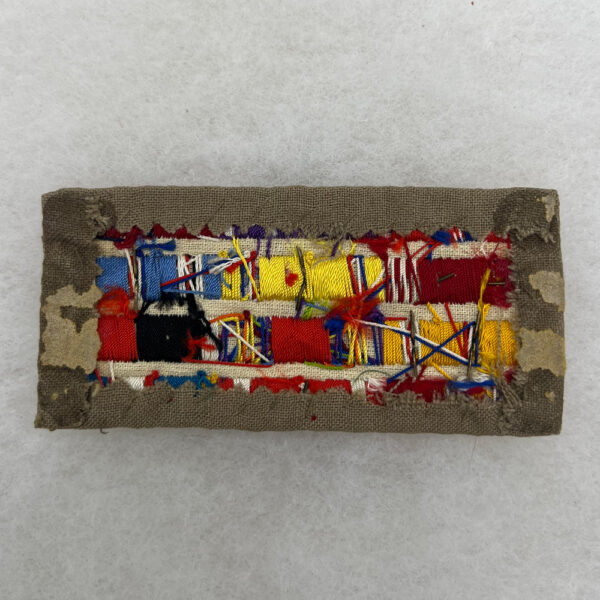 WW2 / 50s US Army Ribbon Bar Rack Theater Made - Image 2