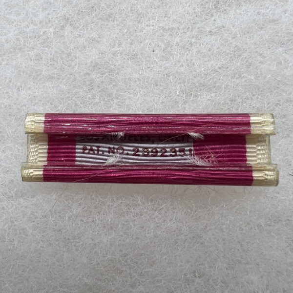 WW2 US Legion Of Merit Ribbon Bar Wolf Brown 3/8 Inch - Image 2