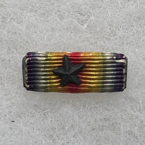 WW1 US Victory Medal Miniature Ribbon Bar With Battle Star