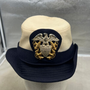 WW2 US Navy Waves Officer's Cap Size 22 Named Knox