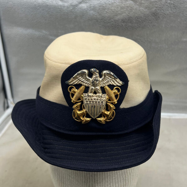 WW2 US Navy Waves Officer's Cap Size 22 Named Knox