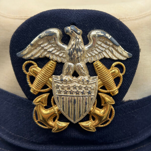 WW2 US Navy Waves Officer's Cap Size 22 Named Knox - Image 2