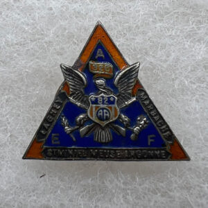 WW1 US Army 82nd Infantry Division AEF Lapel Pin Sterling BB&B