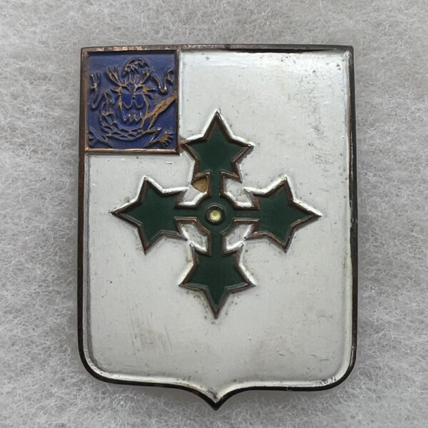 US Army 47th Infantry Regiment Badge Theater Made Screwback